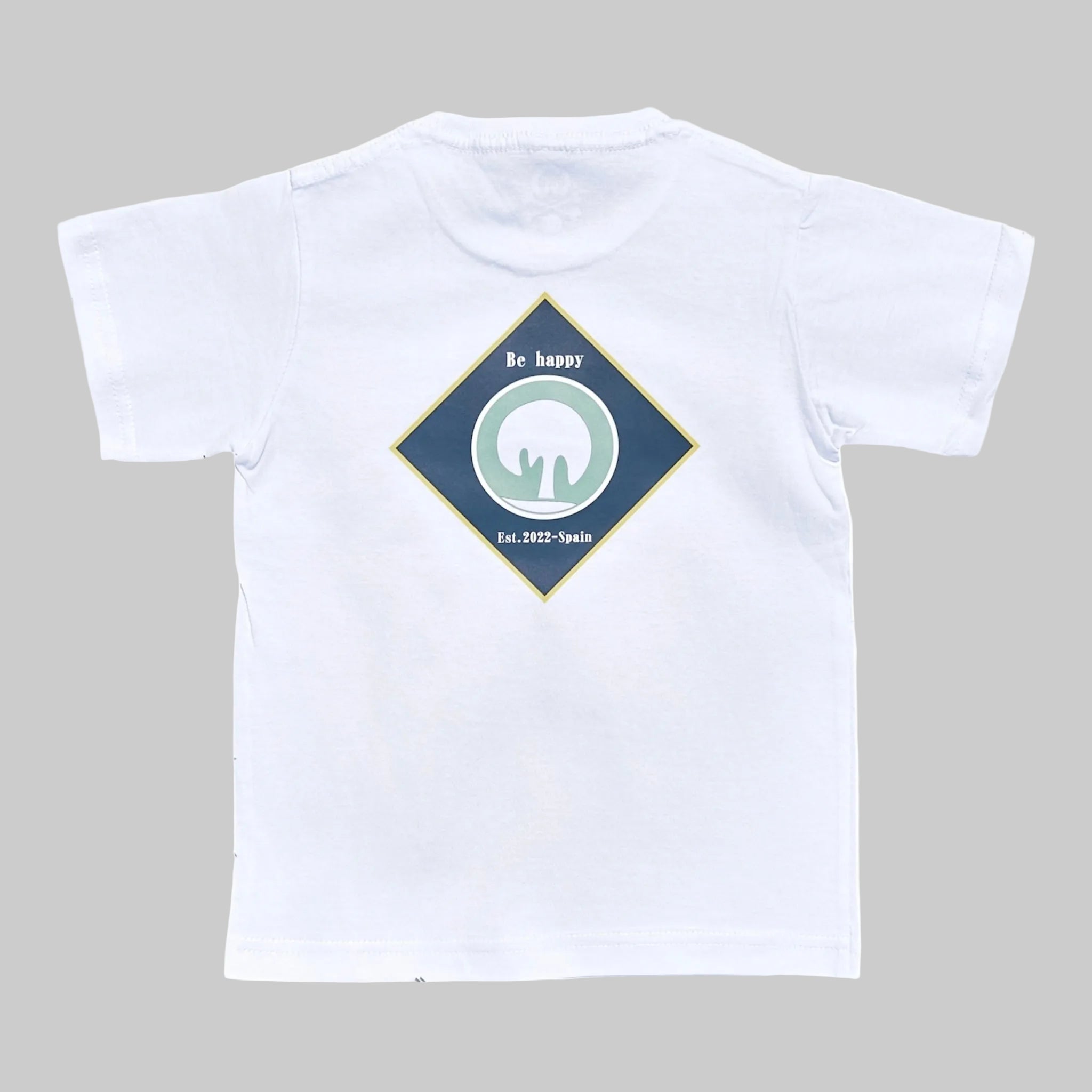 Camiseta Niño JO&CO color Blanco logo Azul