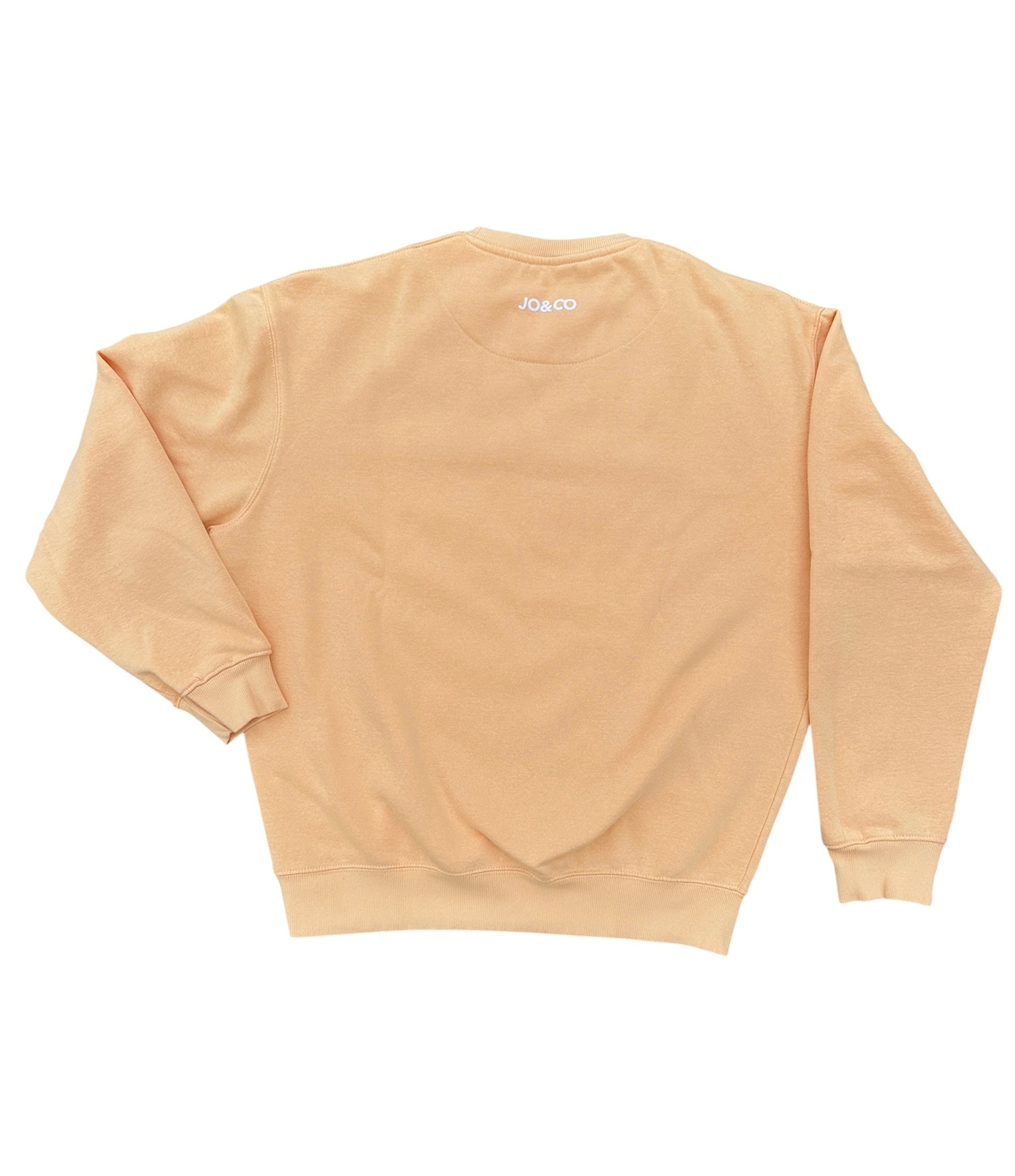 Sudadera JO&CO Naranja Papaya Lisa