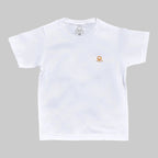 Camiseta Niño color Blanco logo Naranja