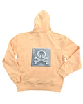 Sudadera Hoodie JO&CO color Naranja Papaya.