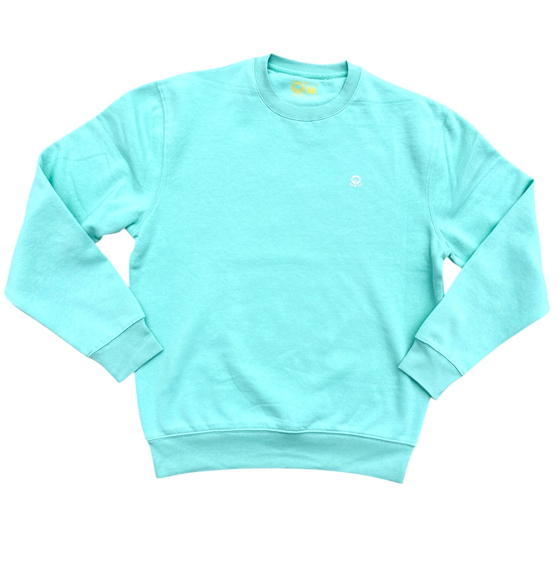 Sudadera Crewneck Skull Emblem Azul Cian