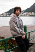 Sudadera Beige con Capucha